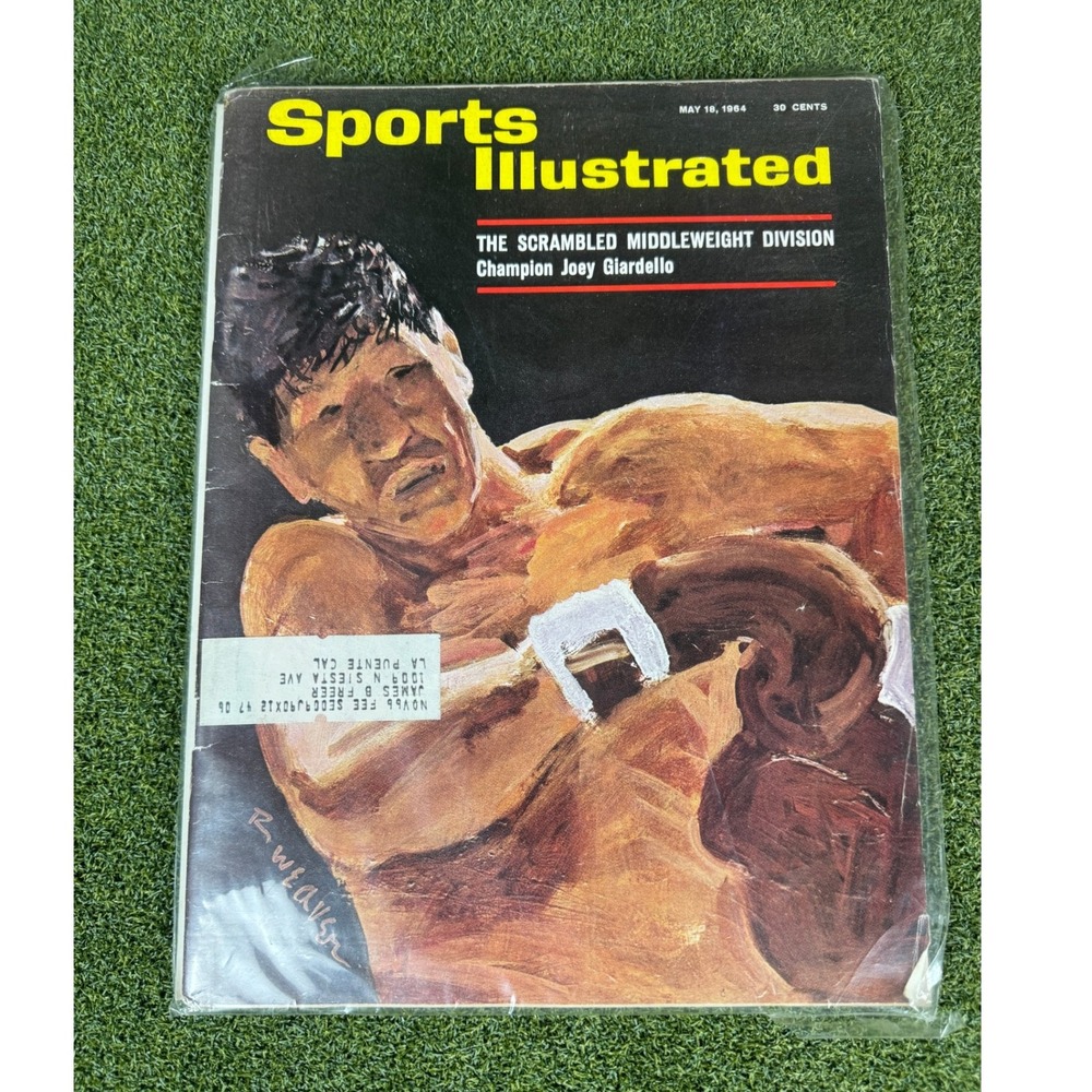 Sports Illustrated May 18 1964 Joey Giardello Boxing Cover‎ SI